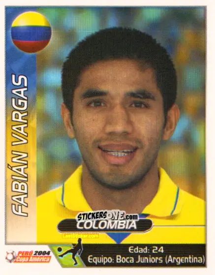 Sticker Fabian Vargas - Copa América. Perù 2004 n. 55 - Navarrete