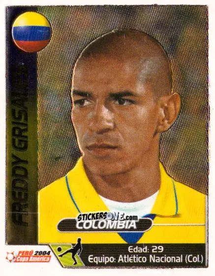 Sticker Freddy Gris - Copa América. Perù 2004 n. 56 - Navarrete