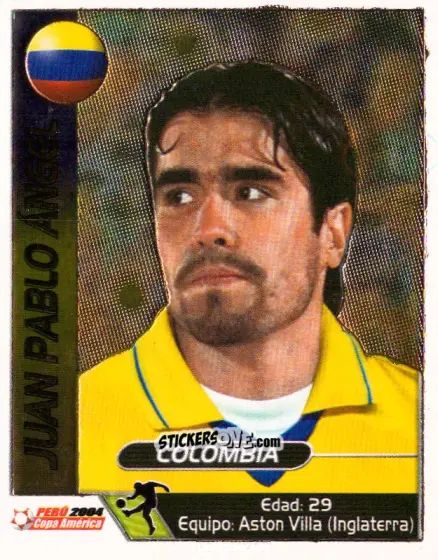 Sticker Juan Pablo Angel - Copa América. Perù 2004 n. 59 - Navarrete