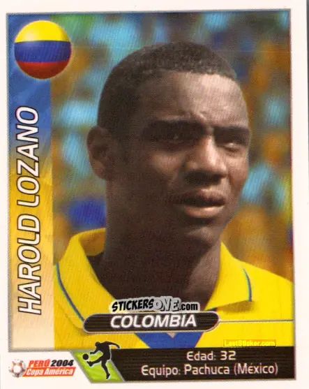 Sticker Harold Lozano - Copa América. Perù 2004 n. 61 - Navarrete