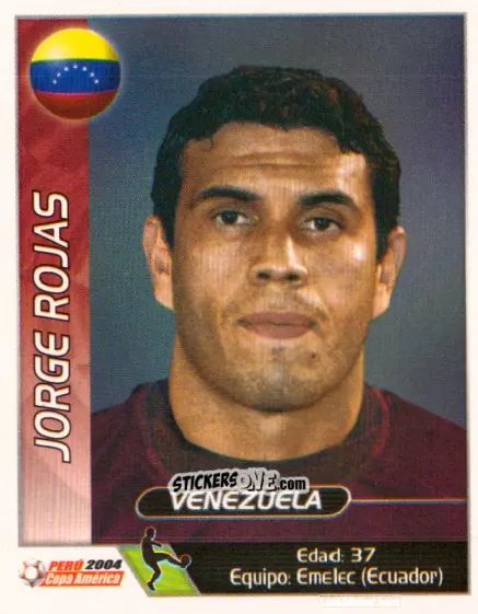 Sticker Jorge Rojas - Copa América. Perù 2004 n. 70 - Navarrete