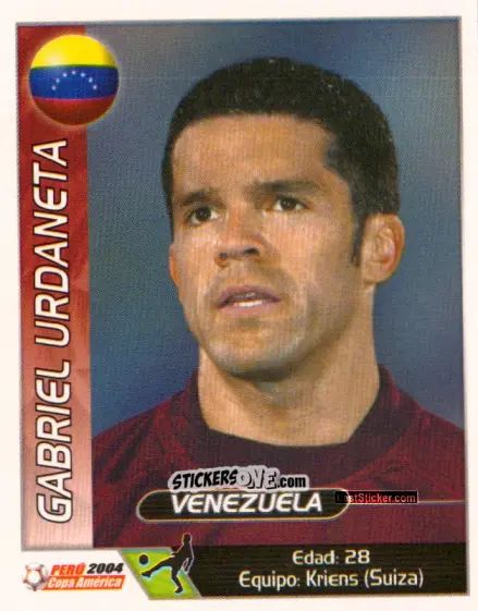 Sticker Gabriel Urdaneta - Copa América. Perù 2004 n. 73 - Navarrete