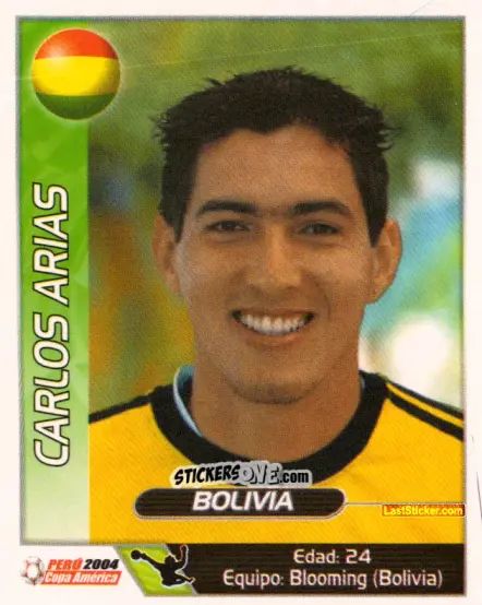 Sticker Carlos Arias - Copa América. Perù 2004 n. 81 - Navarrete