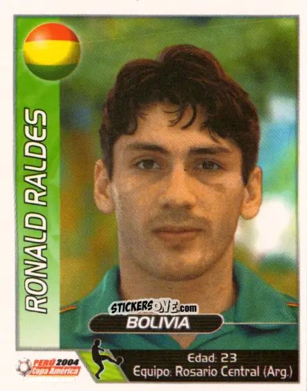 Sticker Ronald Raldes - Copa América. Perù 2004 n. 83 - Navarrete