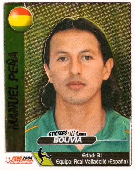 Sticker Manuel Pena - Copa América. Perù 2004 n. 85 - Navarrete
