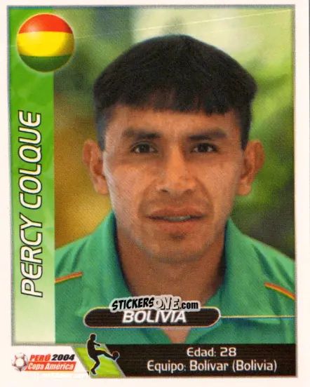 Sticker Percy Colque - Copa América. Perù 2004 n. 87 - Navarrete