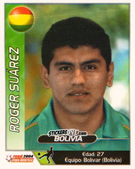 Sticker Roger Suarez - Copa América. Perù 2004 n. 89 - Navarrete
