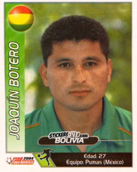 Sticker Joaquin Botero - Copa América. Perù 2004 n. 95 - Navarrete