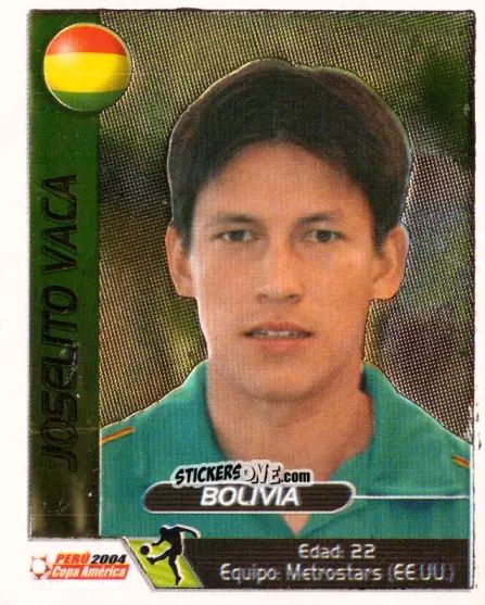Sticker Joselito Vaca - Copa América. Perù 2004 n. 96 - Navarrete
