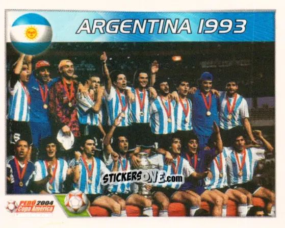 Sticker Argentina 1993 - Copa América. Perù 2004 n. 97 - Navarrete