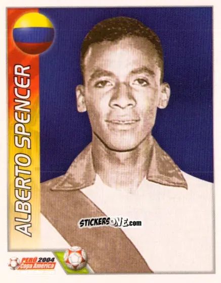Sticker Alberto Spencer - Copa América. Perù 2004 n. 100 - Navarrete