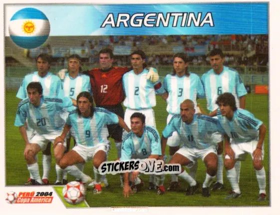 Sticker Argentina - Copa América. Perù 2004 n. 101 - Navarrete