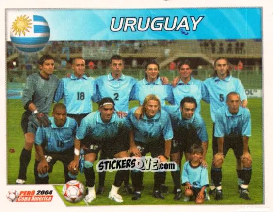 Sticker Uruguay - Copa América. Perù 2004 n. 102 - Navarrete