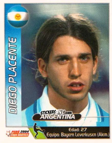 Sticker Diego Placente - Copa América. Perù 2004 n. 111 - Navarrete