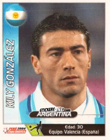 Sticker Kily Gonzalez - Copa América. Perù 2004 n. 115 - Navarrete