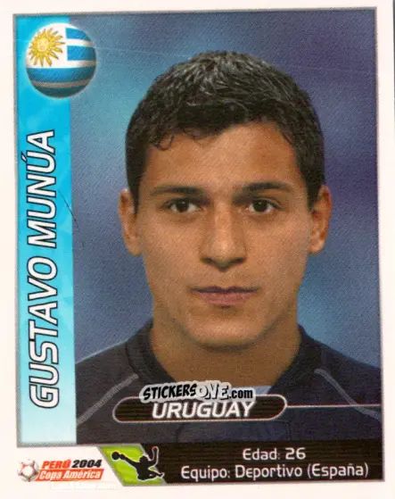 Sticker Gustavo Munua - Copa América. Perù 2004 n. 123 - Navarrete