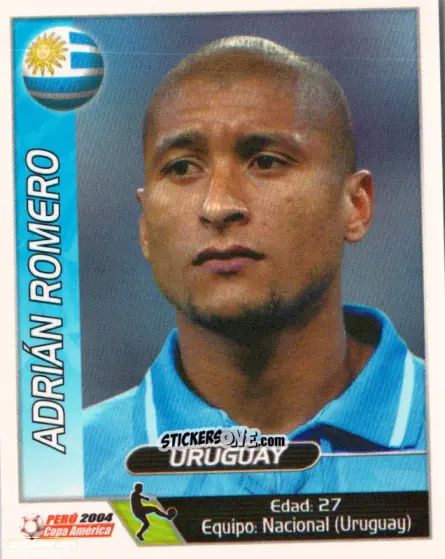 Sticker Adrian Romero - Copa América. Perù 2004 n. 128 - Navarrete