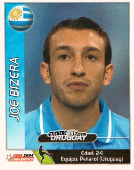 Figurina Joe Bizera - Copa América. Perù 2004 n. 129 - Navarrete