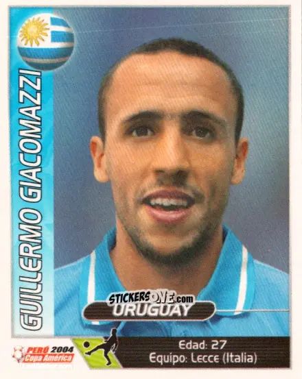 Sticker Guillermo Giacomazzi - Copa América. Perù 2004 n. 130 - Navarrete