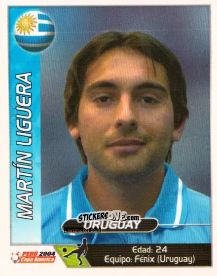 Cromo Martin Liguera - Copa América. Perù 2004 n. 133 - Navarrete