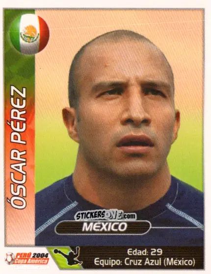 Sticker Oscar Perez - Copa América. Perù 2004 n. 141 - Navarrete