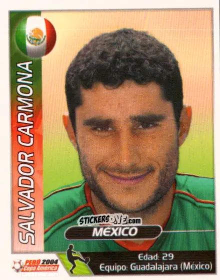 Sticker Salvador Carmona - Copa América. Perù 2004 n. 146 - Navarrete