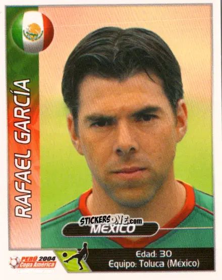 Sticker Rafael Garcia - Copa América. Perù 2004 n. 147 - Navarrete