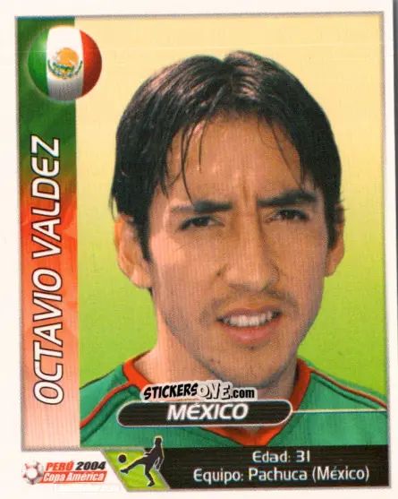 Sticker Octavio Valdez - Copa América. Perù 2004 n. 149 - Navarrete