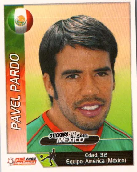 Sticker Pavel Pardo - Copa América. Perù 2004 n. 150 - Navarrete