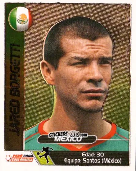 Sticker Jared Borgetti - Copa América. Perù 2004 n. 152 - Navarrete