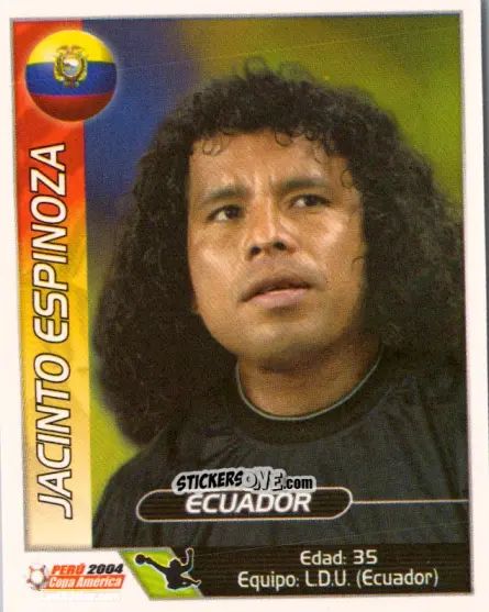 Sticker Jacinto Espinoza - Copa América. Perù 2004 n. 158 - Navarrete