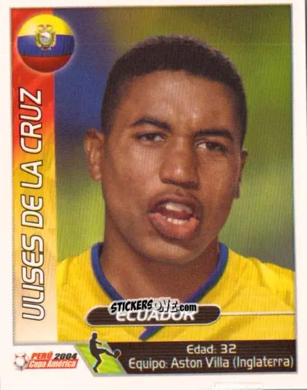 Sticker Ulises De La Cruz - Copa América. Perù 2004 n. 160 - Navarrete