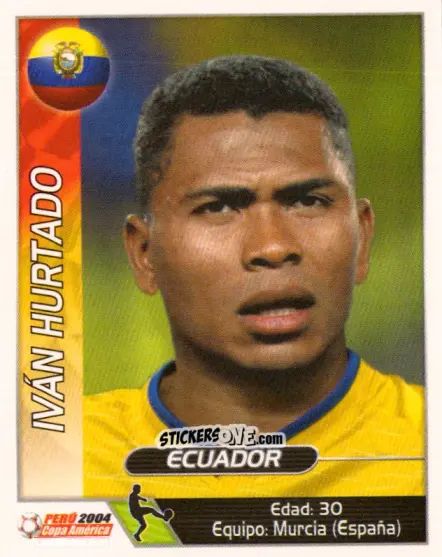 Sticker Ivan Hurtado - Copa América. Perù 2004 n. 162 - Navarrete