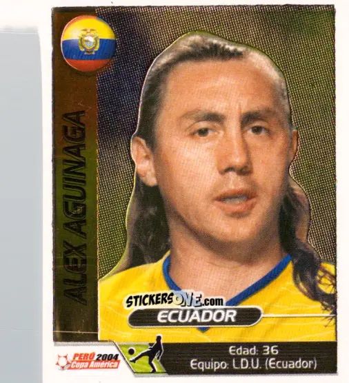 Sticker Alex Aguinaga - Copa América. Perù 2004 n. 166 - Navarrete