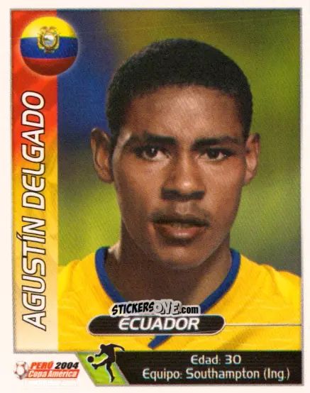 Sticker Agustin Delgado - Copa América. Perù 2004 n. 170 - Navarrete