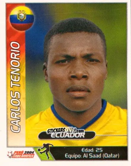 Figurina Carlos Tenorio - Copa América. Perù 2004 n. 171 - Navarrete