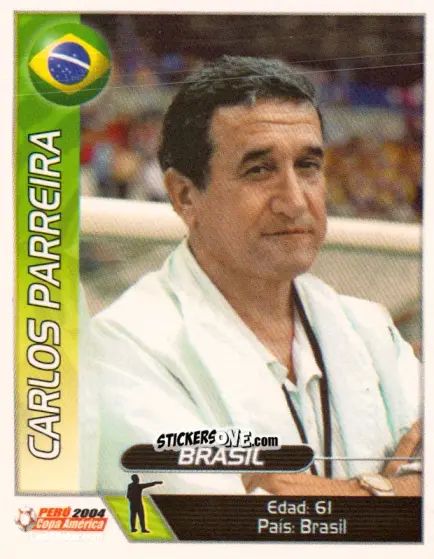 Cromo Carlos Parreira - Copa América. Perù 2004 n. 181 - Navarrete