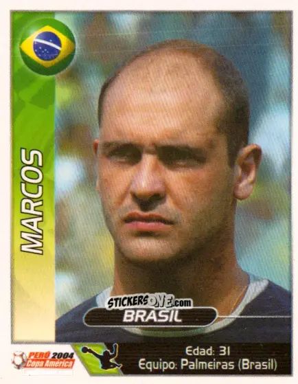 Sticker Marcos - Copa América. Perù 2004 n. 182 - Navarrete