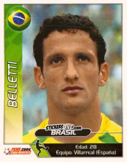 Sticker Belletti - Copa América. Perù 2004 n. 187 - Navarrete