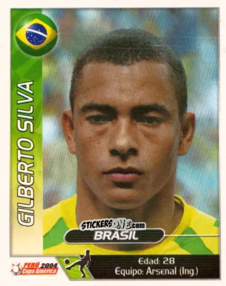 Sticker Gilberto Silva - Copa América. Perù 2004 n. 191 - Navarrete