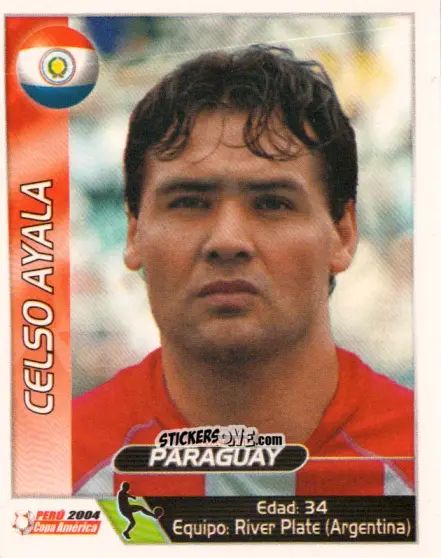 Sticker Celso Ayala - Copa América. Perù 2004 n. 202 - Navarrete