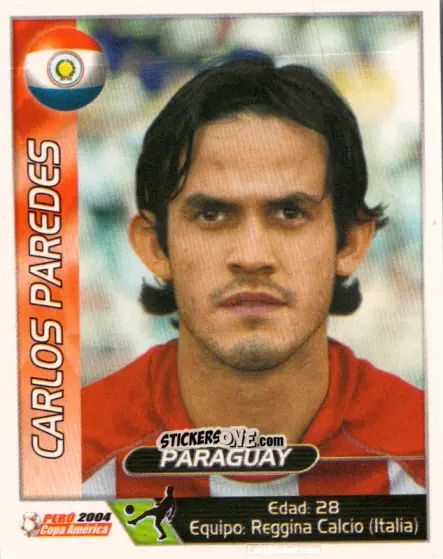 Sticker Carlos Paredes - Copa América. Perù 2004 n. 209 - Navarrete