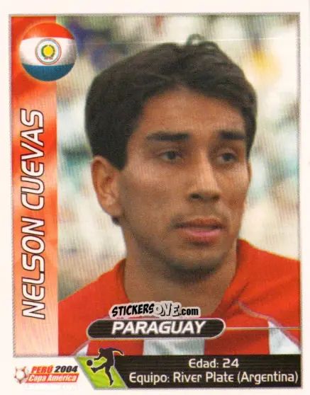 Sticker Nelson Cuevas - Copa América. Perù 2004 n. 212 - Navarrete