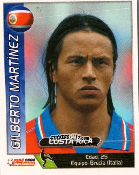 Sticker Gilberto Martinez - Copa América. Perù 2004 n. 219 - Navarrete