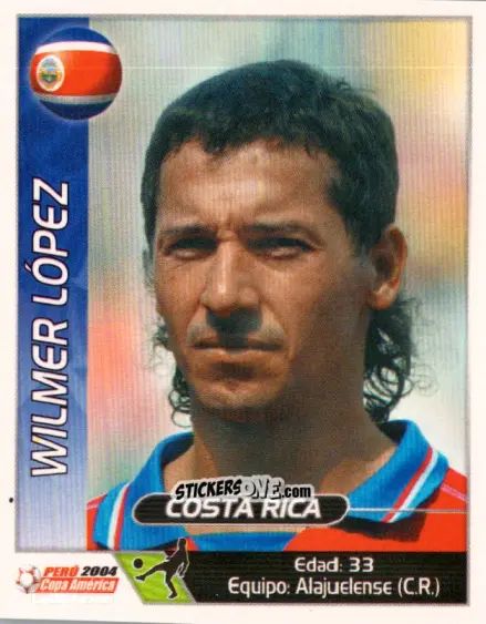 Sticker Wilmer Lopez - Copa América. Perù 2004 n. 226 - Navarrete