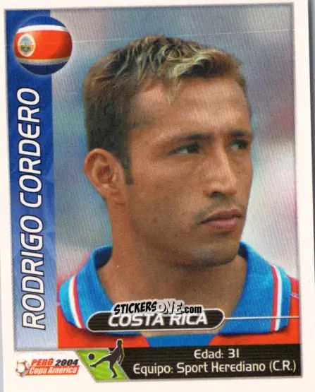 Sticker Rodrigo Cordero - Copa América. Perù 2004 n. 227 - Navarrete