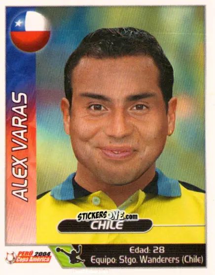 Sticker Alex Varas - Copa América. Perù 2004 n. 234 - Navarrete