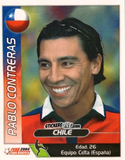Sticker Pablo Contreras - Copa América. Perù 2004 n. 239 - Navarrete