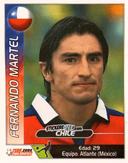 Sticker Fernando Martel - Copa América. Perù 2004 n. 242 - Navarrete