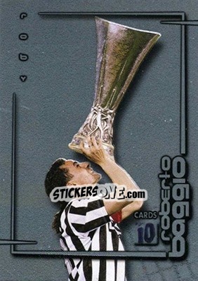 Sticker Coppa Uefa 1992-93 - Juventus (Roberto Baggio) - Roberto Baggio Cards 1999 n. 5 - Panini